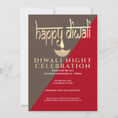 Diwali Nacht Lichtfeest Kaart (Voorkant)