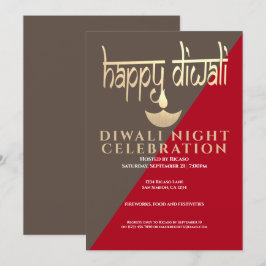 Diwali Nacht Lichtfeest Kaart