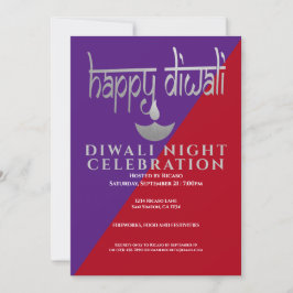 Diwali Night Celebration of Light Kaart