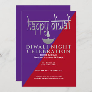 Diwali Night Celebration of Light Kaart
