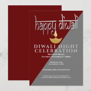 Diwali Night Celebration of Light Kaart