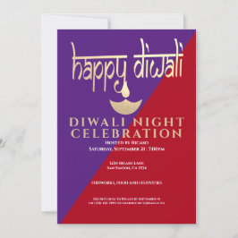 Diwali Night Celebration of Light Kaart