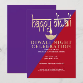 Diwali Night Celebration of Light Kaart
