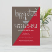 Diwali Night Celebration of Light Kaart (Staand voorkant)