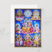 diwali notitiekaartje (Voorkant / Achterkant)