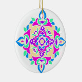 Diwali Ornament met Rangoli Pattern (Rechts)