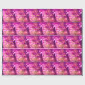 Diwali Paarse gouden mandala lampen Cadeaupapier (Vlak)