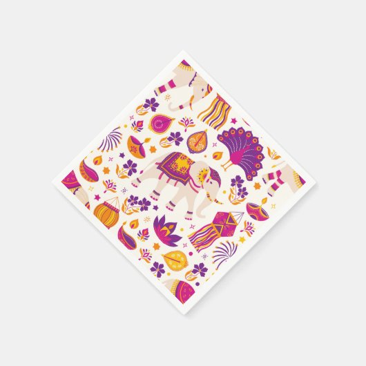 Diwali papieren servet (Hoek)