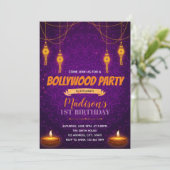 Diwali-partijuitnodiging Kaart (Staand voorkant)