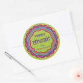 Diwali Party Favor Sticker met Mandala (Envelop)
