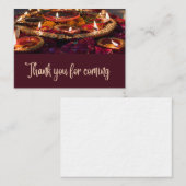 Diwali Party - Hartelijk dank voor uw komst Notitiekaartje (Voorkant / Achterkant)