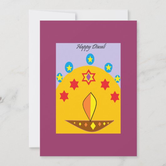 Diwali Party Invitation Kaart (Voorkant)