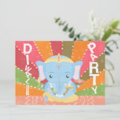 Diwali Party Invitation Kaart (Staand voorkant)