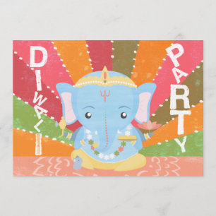 Diwali Party Invitation Kaart