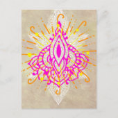 Diwali Party Uitnodiging Briefkaart (Voorkant)