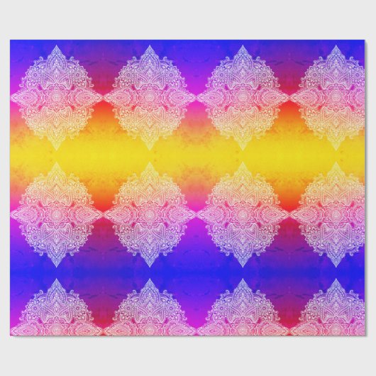 DIWALI PATTERN! CADEAUPAPIER (Vlak)