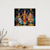 Diwali Pooja door de heer Ramalingam Poster (Keuken)