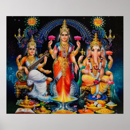 Diwali Pooja door de heer Ramalingam Poster (Voorkant)