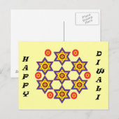 Diwali Post-kaart Briefkaart (Voorkant / Achterkant)