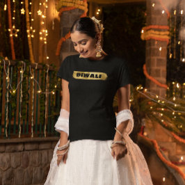 Diwali prachtig gouden ontwerp t-shirt