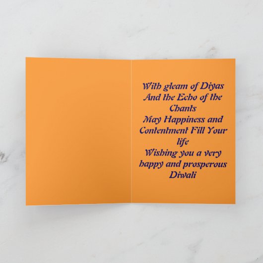 diwali   puja kaart (Binnen)
