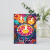 Diwali Radiance: Een samensmelting van tradities Briefkaart (Staand voorkant)