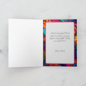 Diwali Radiance: Een samensmelting van tradities Feestdagen Kaart (Binnen)