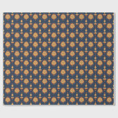 Diwali Radiant Petal Rhythm Cadeaupapier (Vlak)