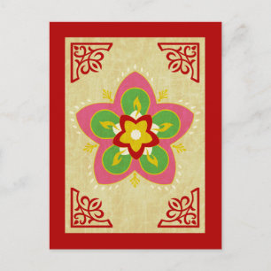 diwali rangoli briefkaart