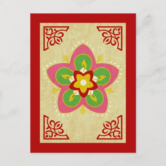 diwali rangoli briefkaart (Voorkant)