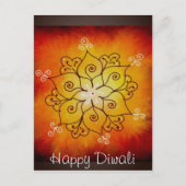 Diwali Rangoli Briefkaart (Voorkant)