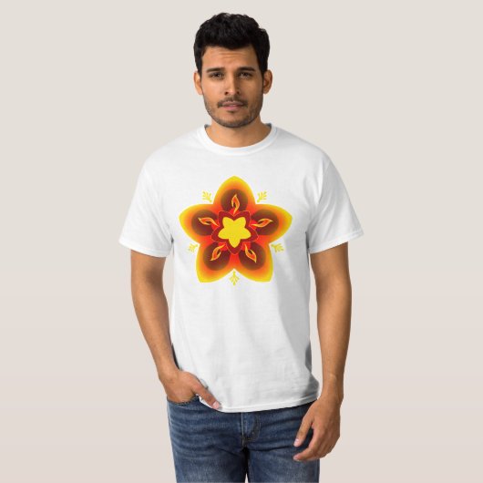 diwali rangoli t-shirt (Voorkant volledig)