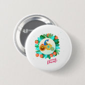DIWALI RONDE BUTTON 5,7 CM (Voorkant /achterkant)