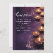 Diwali Seizoen Feestdagenkaart (Voorkant)