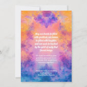 Diwali Serenity Invitation Kaart (Achterkant)