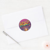 Diwali special ronde sticker (Envelop)
