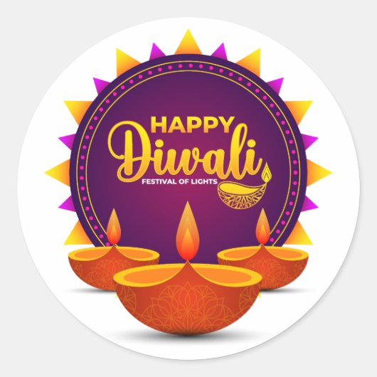 Diwali sticker (Voorkant)