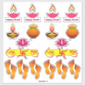 Diwali sticker combo set (Vel)