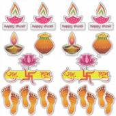 Diwali sticker combo set (Voorkant)