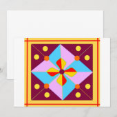 Diwali Uitnodiging (Voorkant / Achterkant)