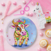 Diwali vieren met Koeien in vermomming Papieren Bordje (Feest)