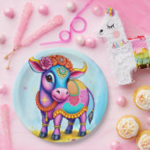 Diwali vieren met Koeien in vermomming Papieren Bordje (Feest)