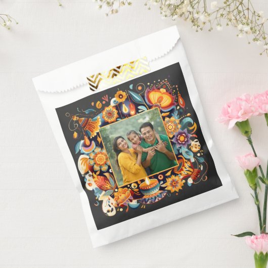 Diwali viering bedankzakje (Gezegeld)