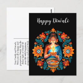 Diwali viering briefkaart