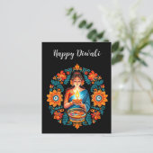 Diwali viering briefkaart (Staand voorkant)