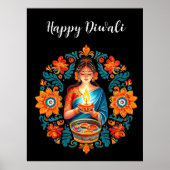 Diwali viering poster (Voorkant)
