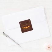 Diwali Vierkante Sticker (Envelop)