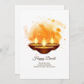 Diwali Wenskaart (Voorkant / Achterkant)