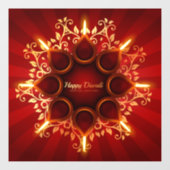 Diwali Window Cling Raamsticker (Vel)