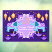 Diwali Window Cling Raamsticker (Vel 3)